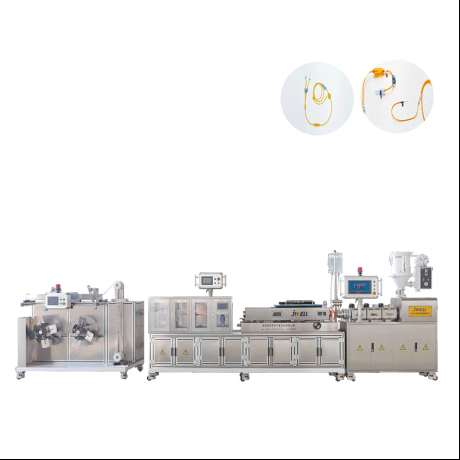 Trije lagen (twa lagen) fan Medical Light-proof Infusion Tube Extrusion Line