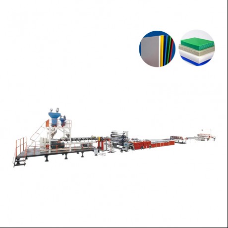 PP, PE, ABS, PVC Dikke plaat extrusjeline
