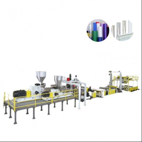 Twin Screw Dryer-frij Vented PET Sheet Extrusion Line