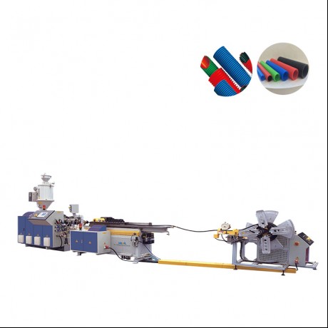 PA/PE/PP/PVC inkelde muorre, dûbele muorre golfbuisekstruderingslieding